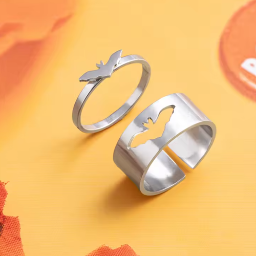 Anillo Batman Plateado – Diseño Minimalista