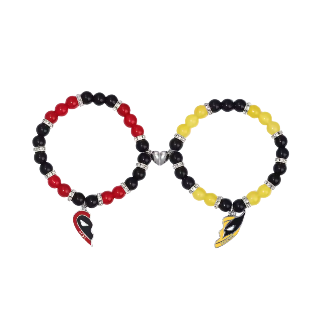 Pulseras Duo Wolverine & Deadpool – Best Friends
