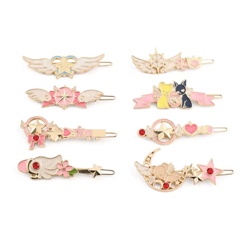 Ganchos para Cabello – Sakura Card Capt (Set de 8)