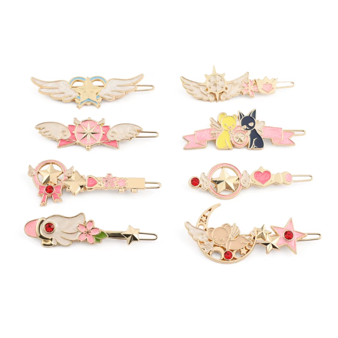 Ganchos para Cabello – Sakura Card Capt (Set de 8)