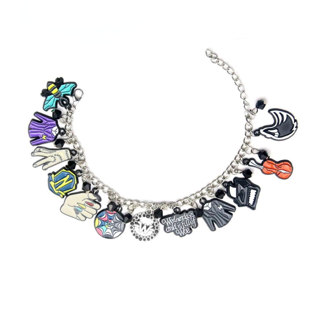 Pulsera Dark Aesthetic – Wednesday Addams